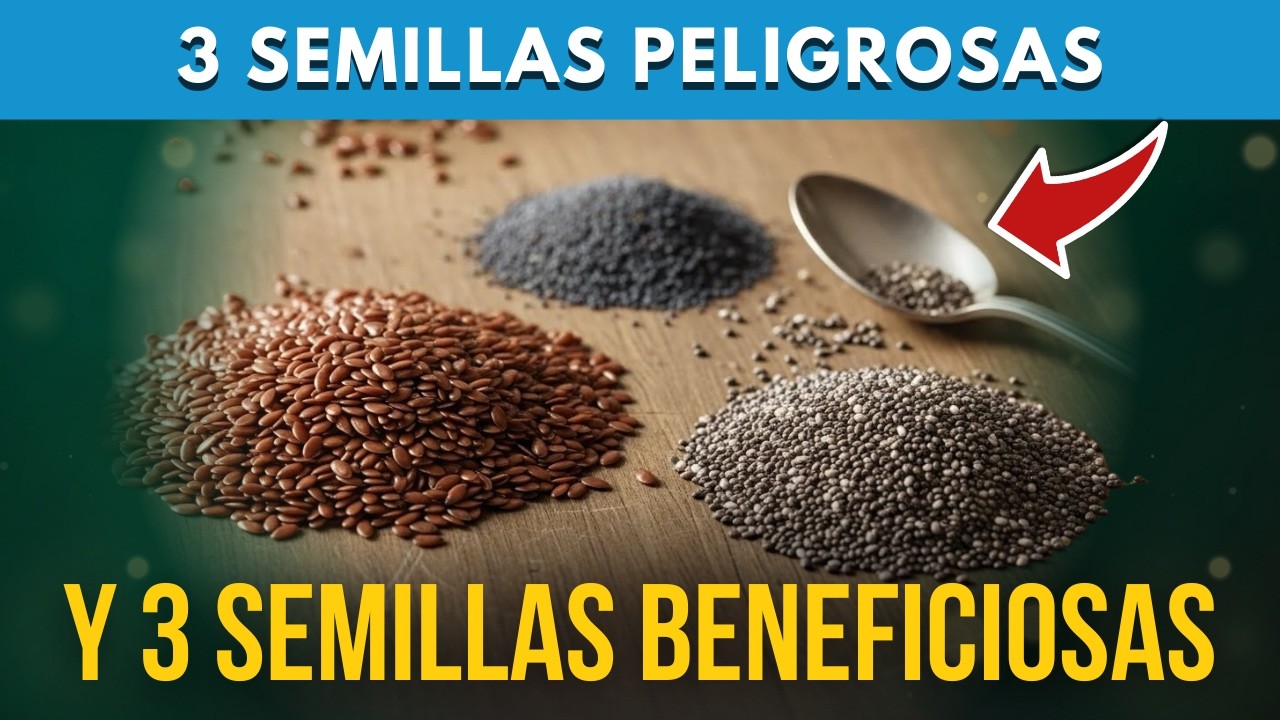 Mayores de 60, ¡3 Semillas que Adultos Mayores NO DEBES COMER y 3 IMPRESCINDIBLES en tu dieta!