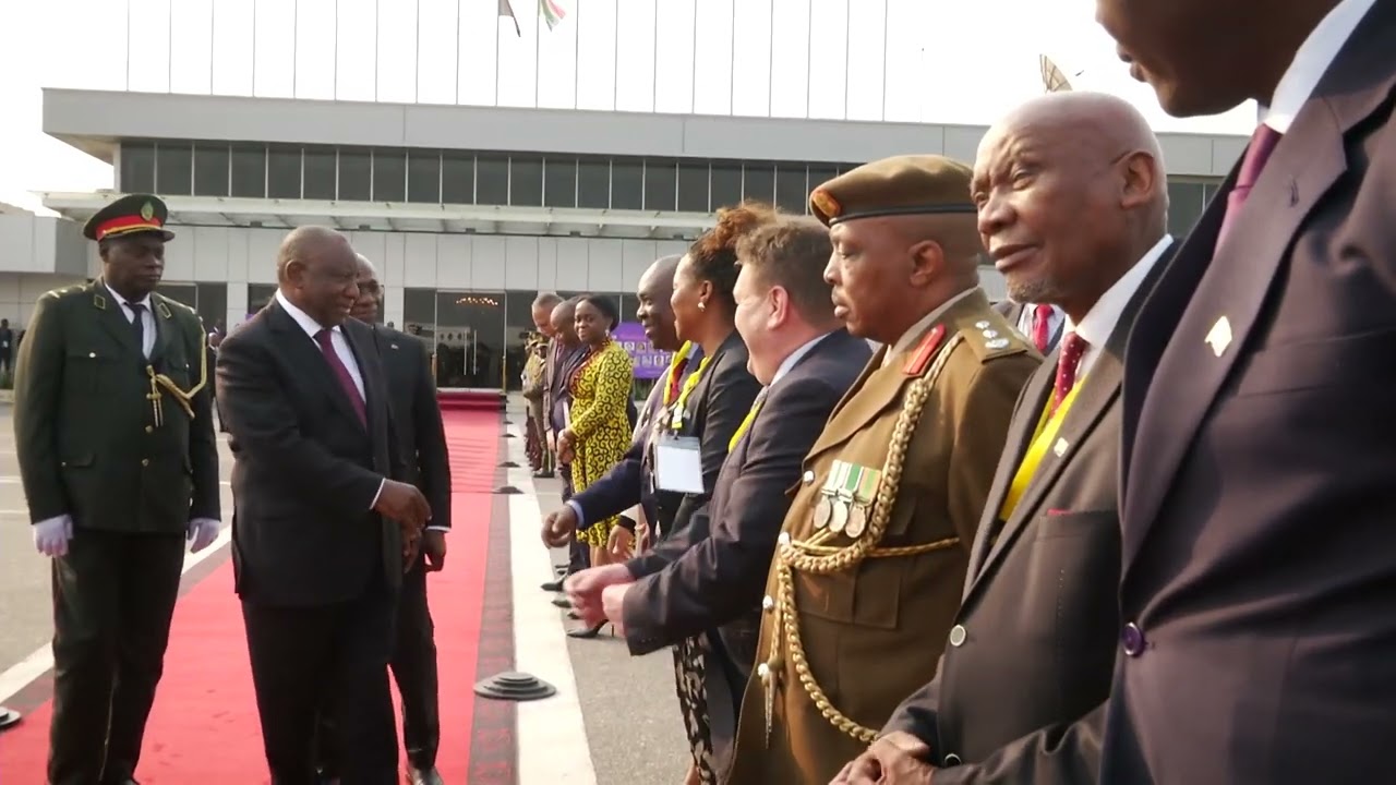 President Cyril Ramaphosa concludes his  working visit to Angola