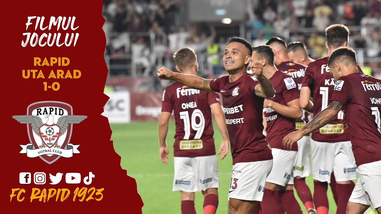 🎬 Filmul jocului | RAPID - UTA Arad 1-0