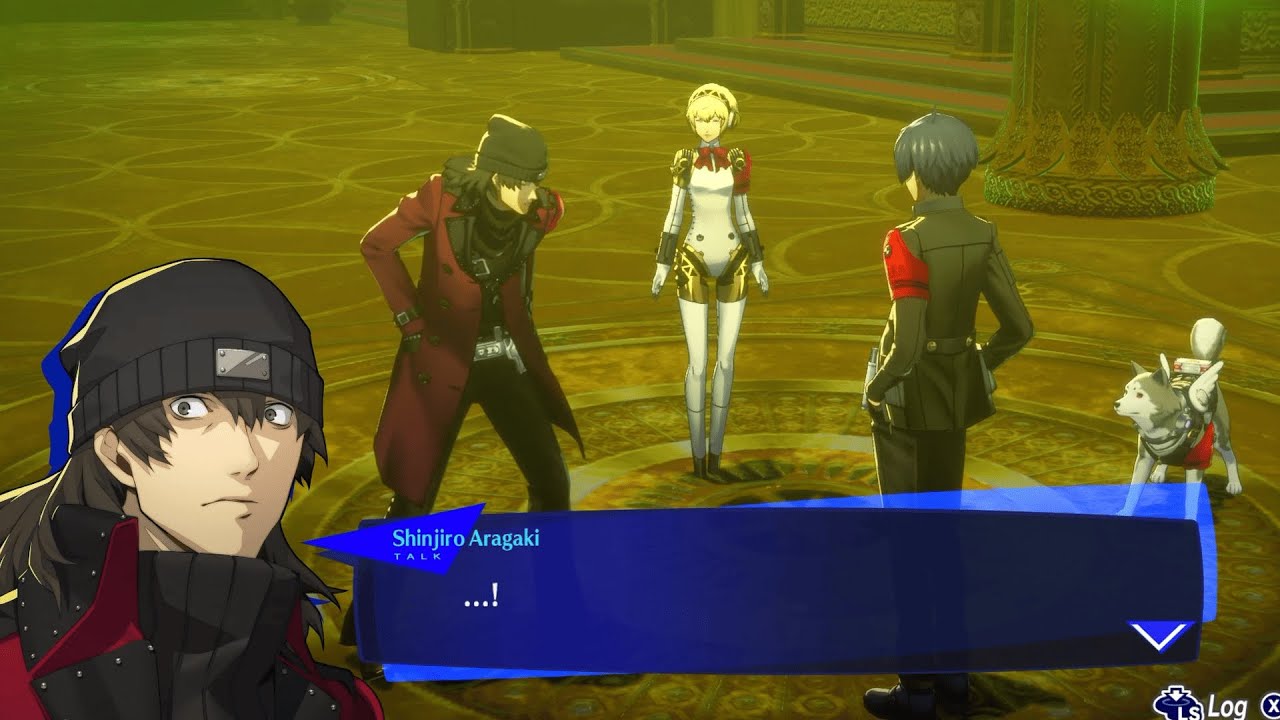 Koromaru Embarrasses Aragaki - Persona 3 Reload