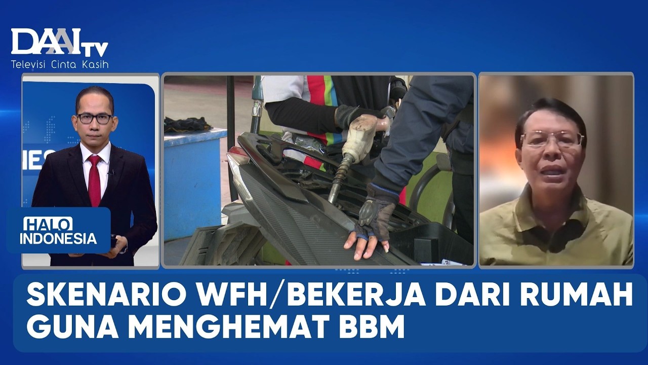 Begini Idealnya Skenario WFH/Bekerja Dari Rumah, Guna Menghemat BBM | Halo Indonesia