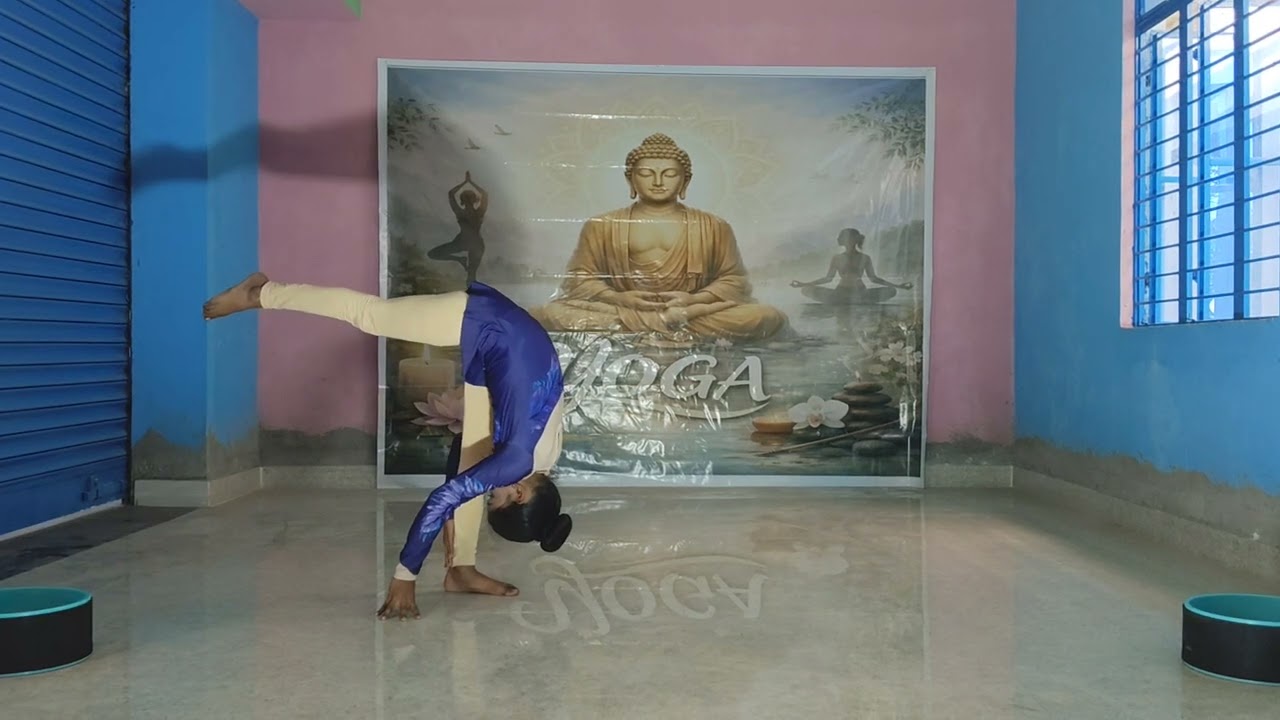 Srija samanta artistic single Yogasana
