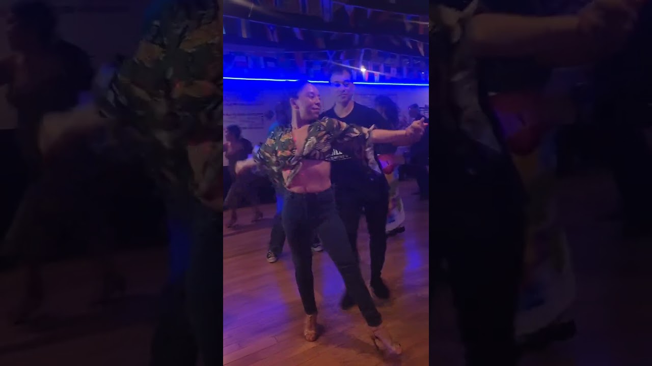 NY Hustle Congress Hustle Champions Billy Marti and Veronica Castilla socail Dancing.