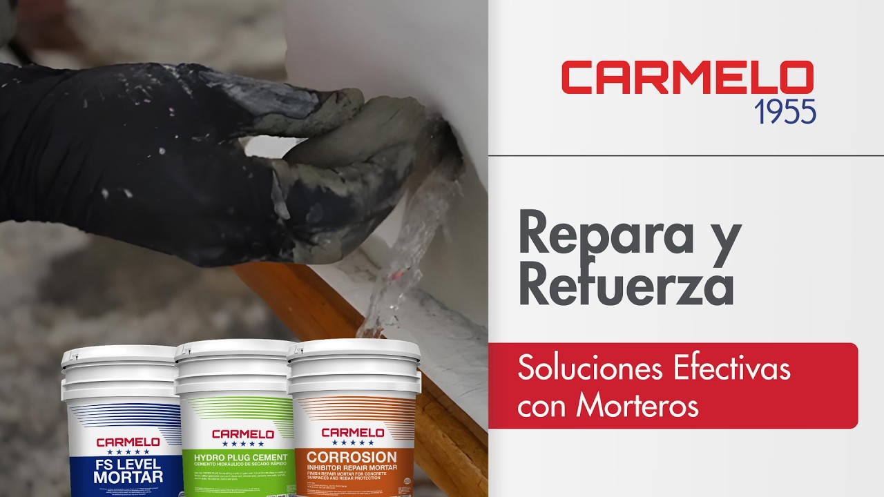 Webinar: Repara y Refuerza Soluciones Efectivas con Morteros #Carmelo