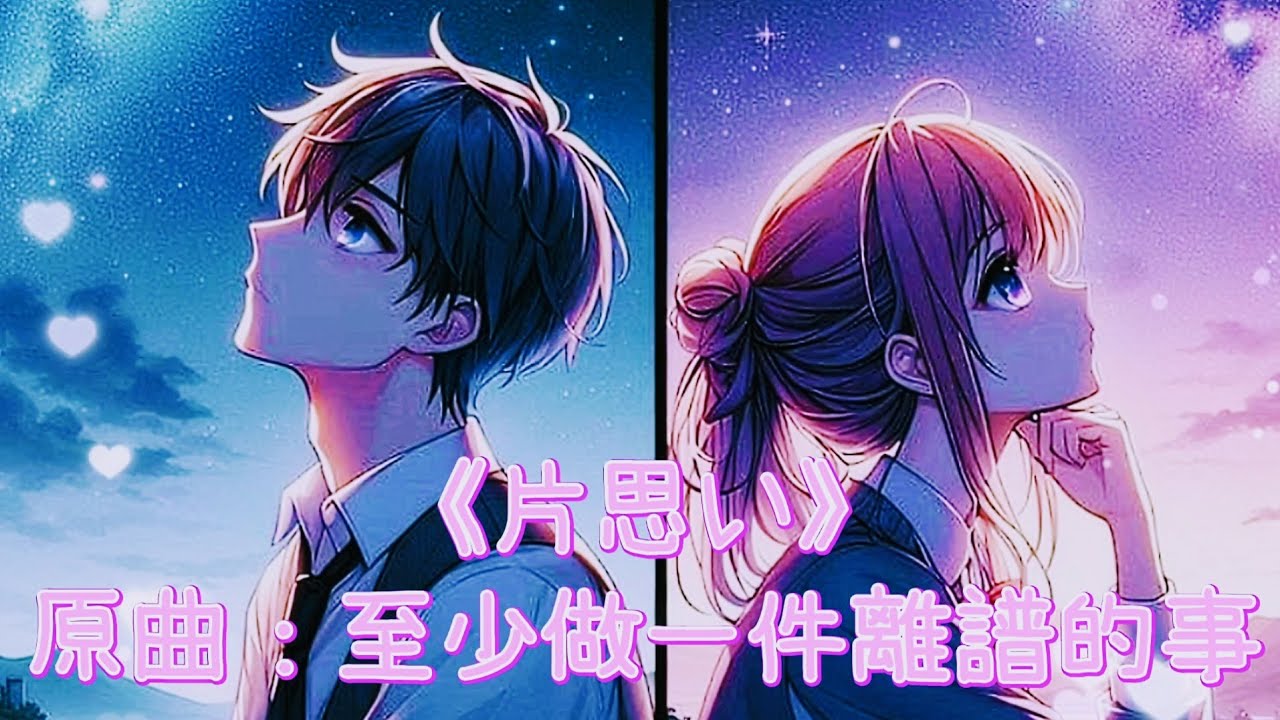 【時画井尊 x 紫村花澄】《片思い》💘 Crush (OT：至少做一件離譜的事 @Kiri T) Lyrics Video