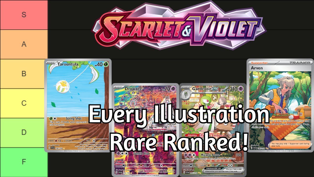 Ranking Every Illustration Rare From Scarlet & Violet Base Set!