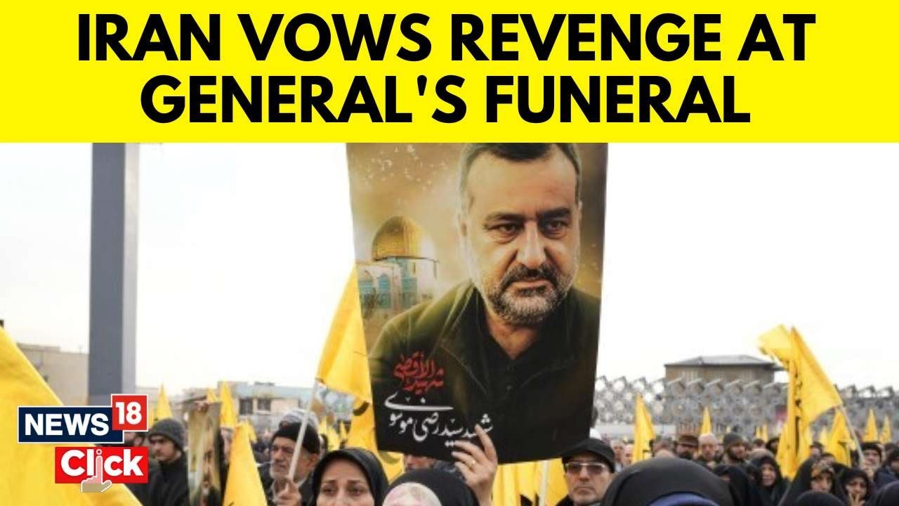 Iran Holds Funeral For A General Who Was Dead In An Alleged Israeli Airstrike In Syria | N18V