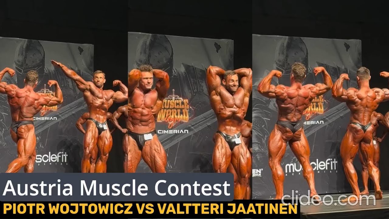 IFBB Pro League 2025 Musclecontest Austria Pro - Piotr Wojtowicz Vs Valtteri Jaatinen
