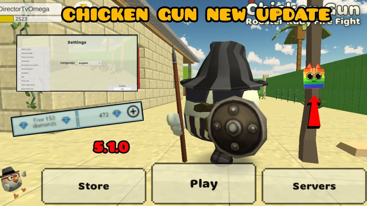 Chicken gun new update 5.1.0 Secret concepts I chicken gun new update 🎉🔴