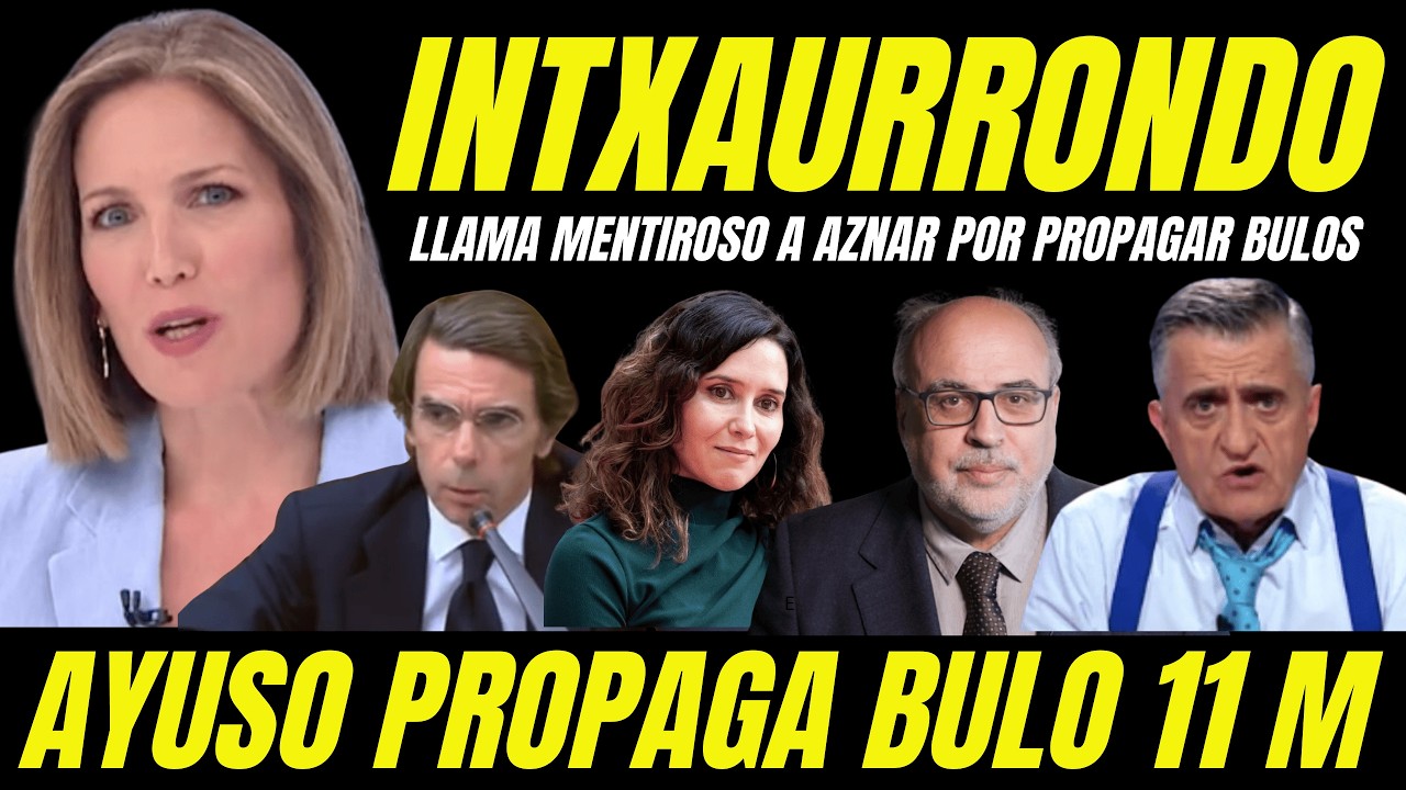 SILVIA INTXAURRONDO HUMILLA EN DIRECTO A AZNAR 