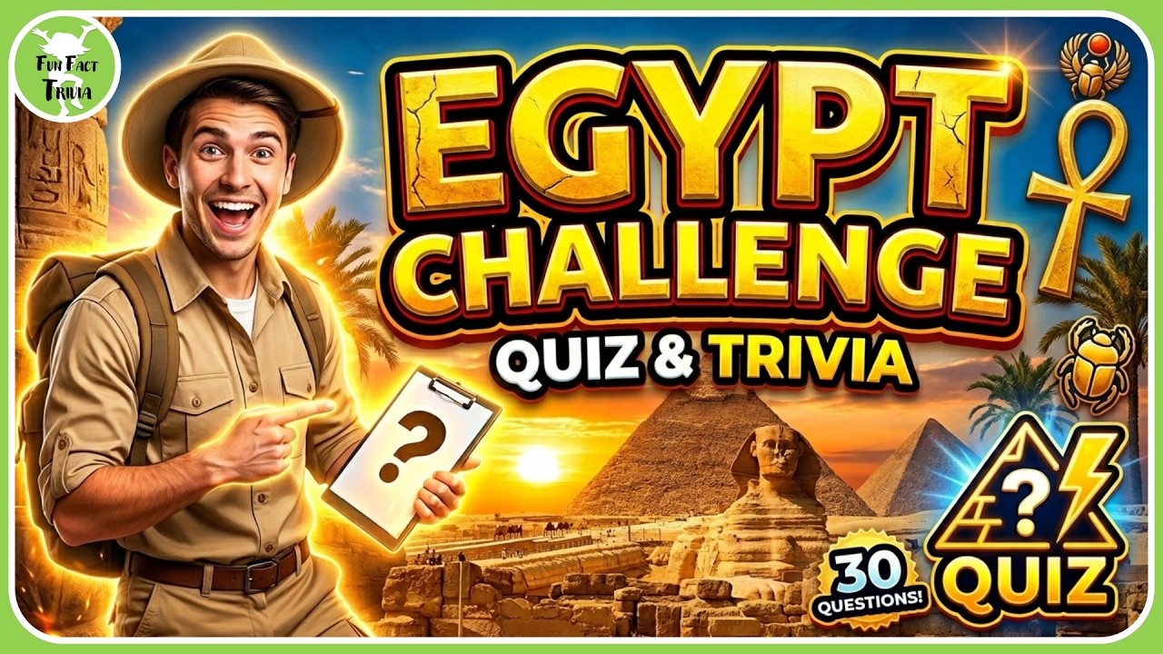 Egypt Quiz Challenge - 30 Fun & Easy Questions (No PhD Required!)