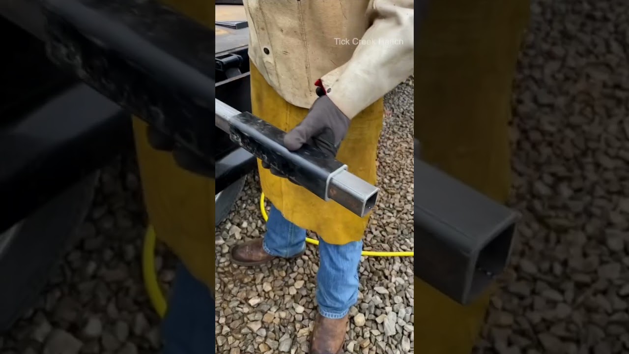 Dump trailer build #hardwork #homestead #metalwork #diy