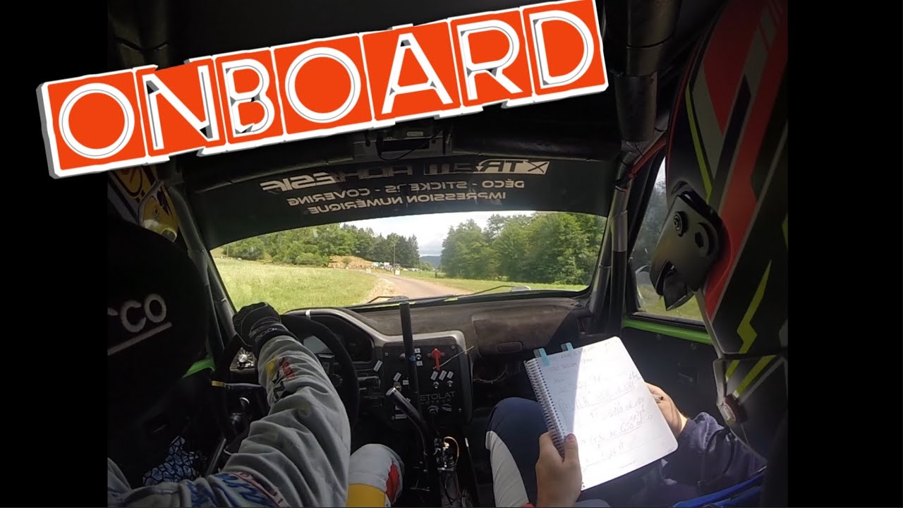 ONBOARD JP. Monnin - M. Biegalke 106 F2013 / Rallye du 14 Juillet 2025 - Niconet vidéo