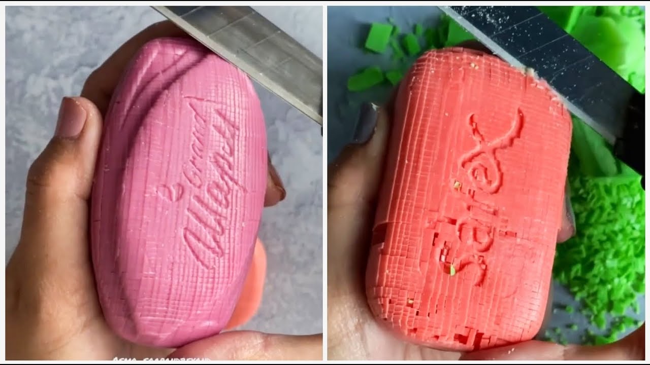 3X Speed Satisfying Soft Soap Cutting ASMR