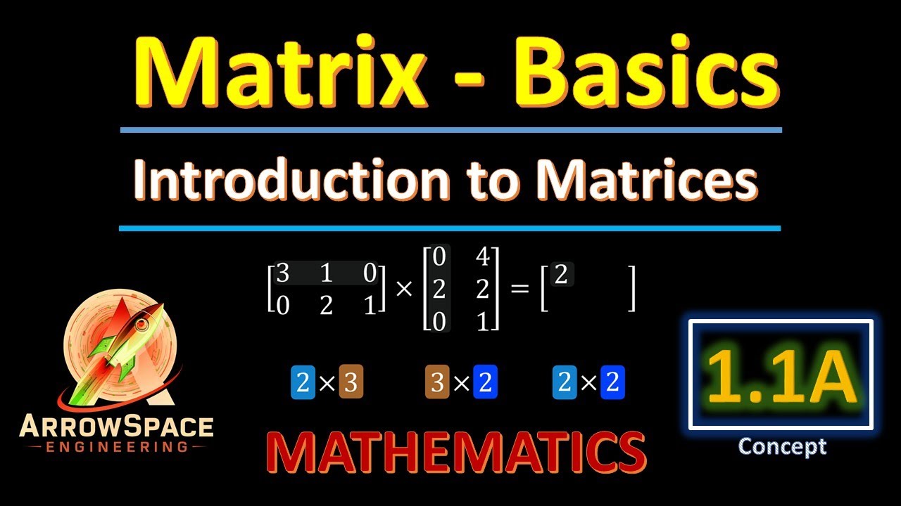 Matrix Algebra - Basics (Introduction) | Mathematics | Types, Operations & Properties | GATE