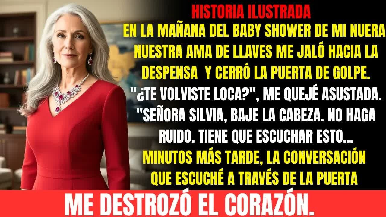 ＂No haga ruido, tiene que escuchar esto＂,dijo el ama de llaves en la despensa durante el baby shower
