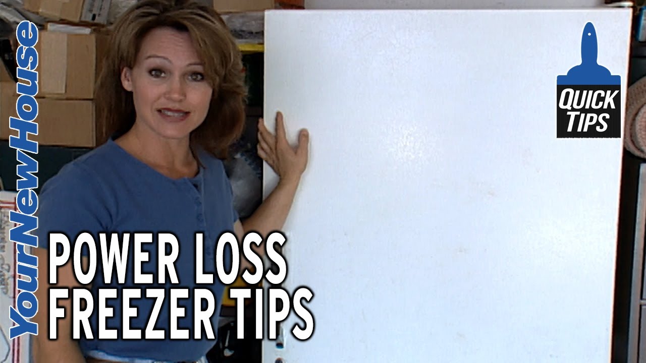 Preparing for Power Outages - Freezer Tips
