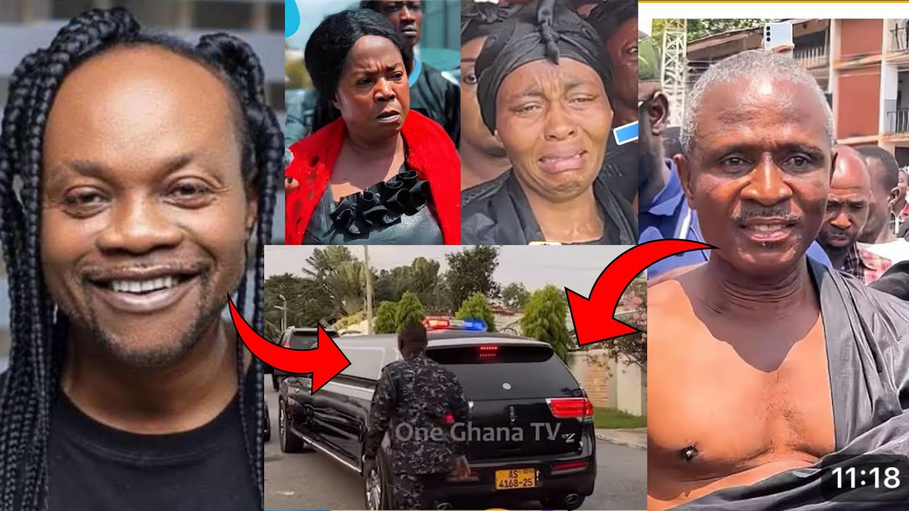 Man angry fires Abusuapanin over Daddy Lumba’s Death Body at Kumasi Stadium 