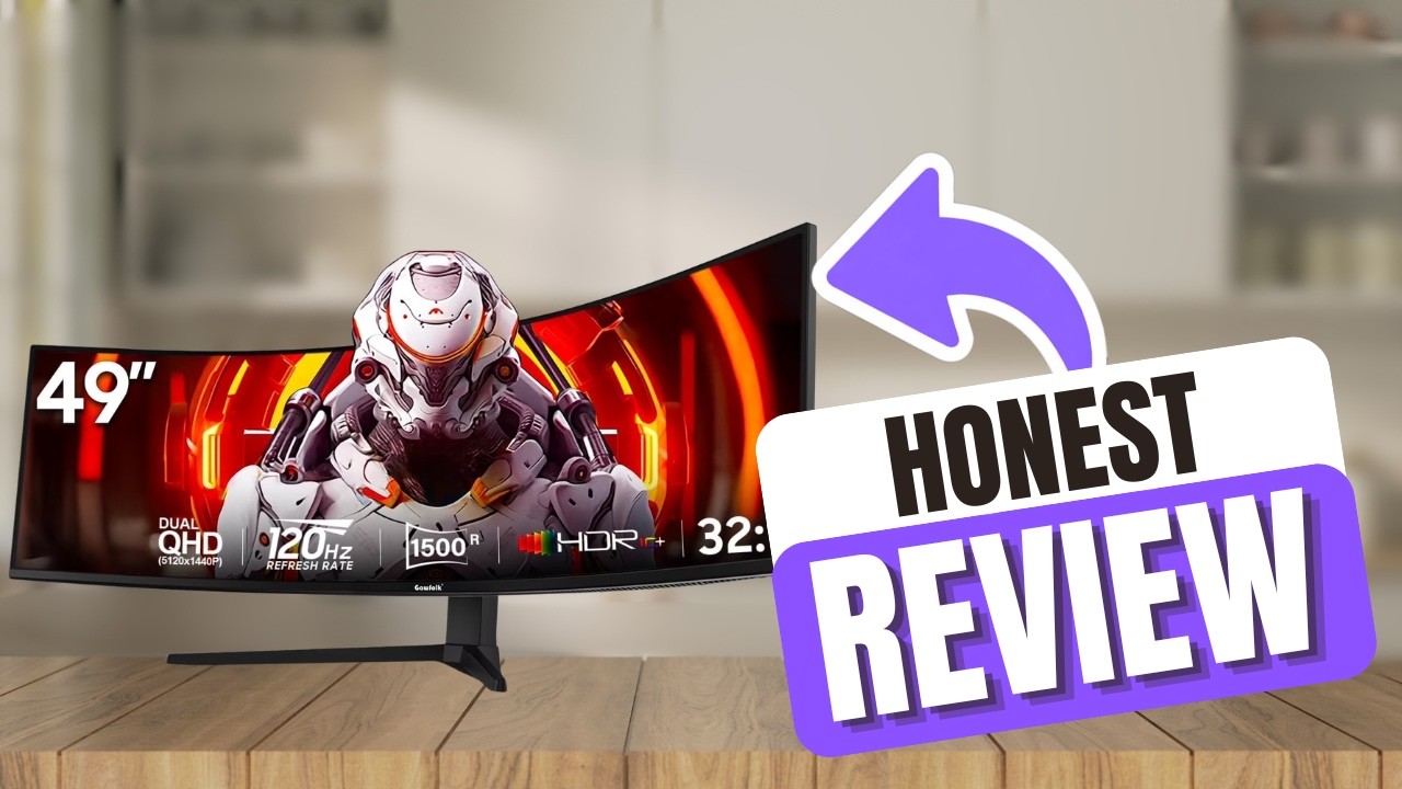 Gawfolk 49 Inch Curved 120Hz DQHD Gaming Monitor ✅ Review