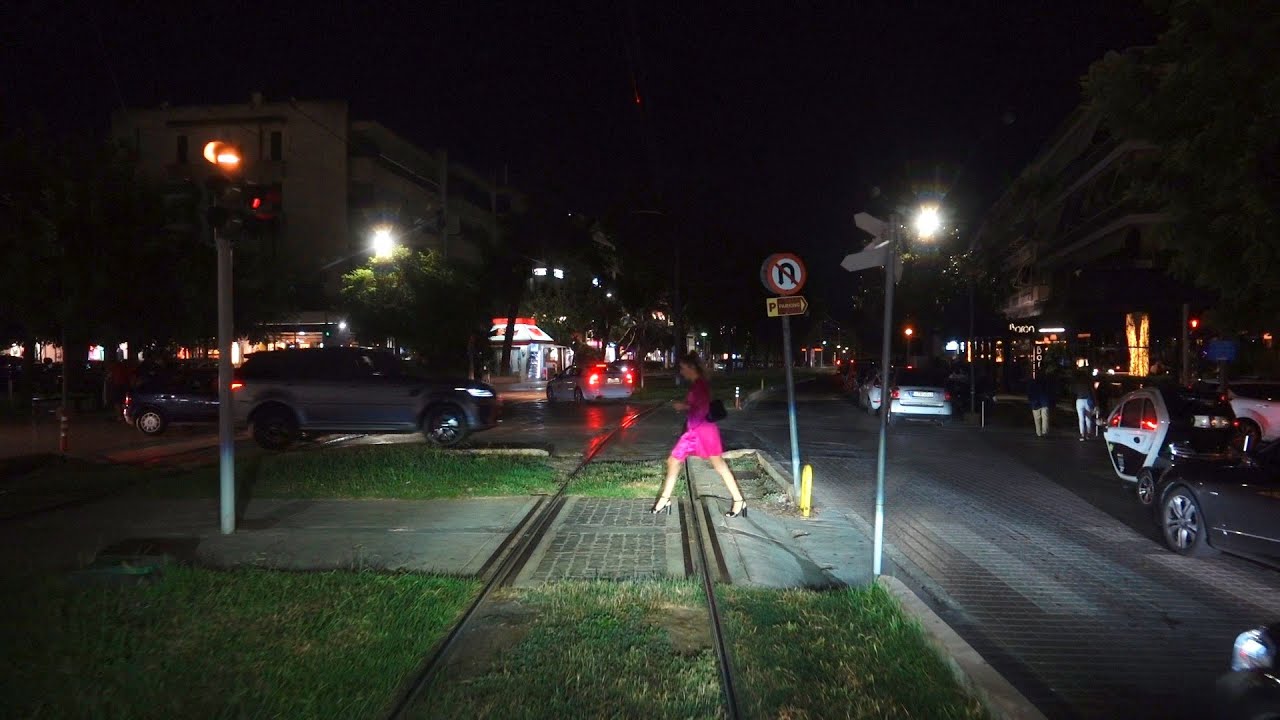 Athens Tram Glyfada Night Cabride - [412]