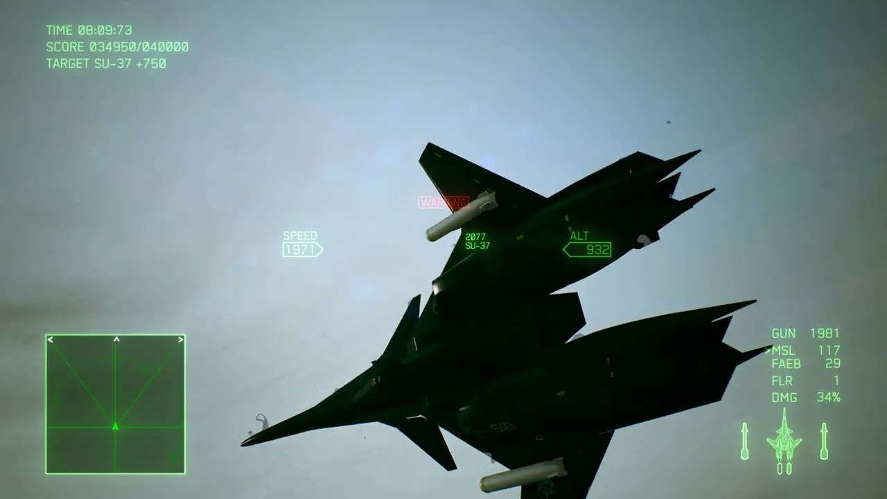 エスコン8発表記念に前作7を初見HARD攻略　SP MISSION 2　ANCHORHEAD RAID　ADF-01 FALKEN FAEB