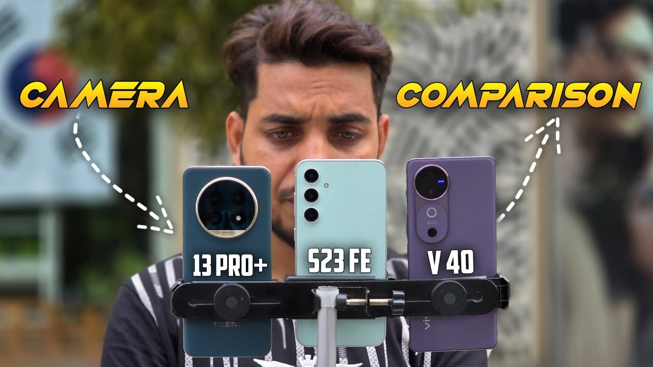 Vivo V40 vs Realme 13 pro+ vs S23fe  Camera test 🔥