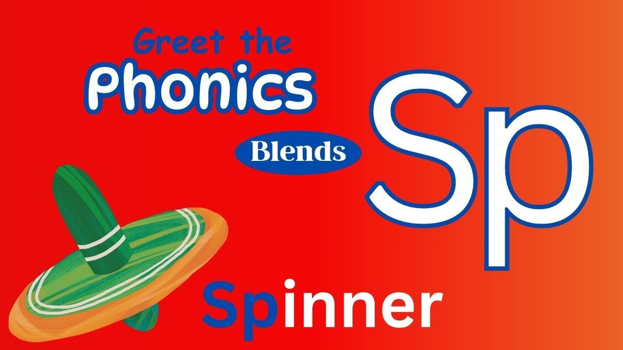 🔤 Word Family -sp | Sp Blend Words | Phonics for Kids | Learn sp Sound Words