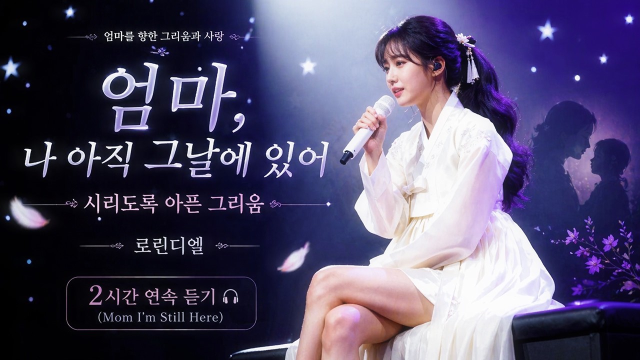 [중간광고없음] 듣는 내내 오열하게 만드는 시리도록 가슴 아픈 그리움ㅣ엄마 나 아직 그날에 있어 Mom I’m Still Here 로린디엘 2시간 연속 듣기 #로린디엘 #그밤우리는