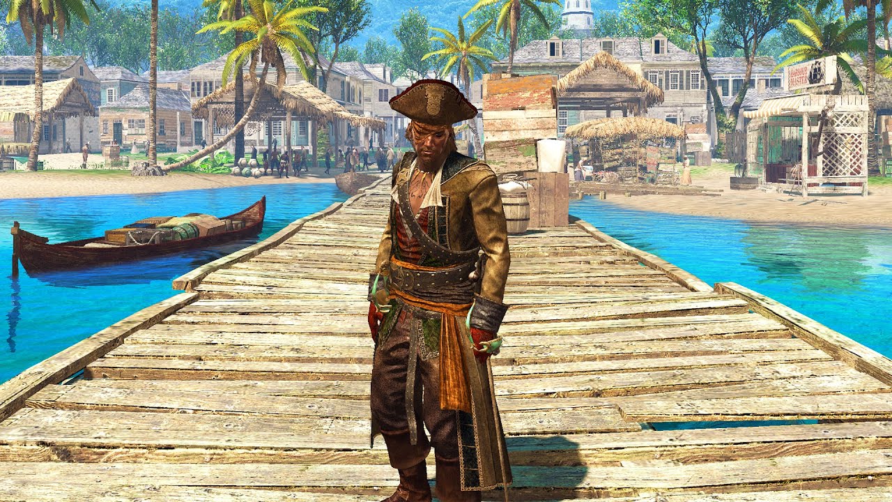 Assassin's Creed 4 Black Flag - Kingston Free Roam Exploration 4K Gameplay