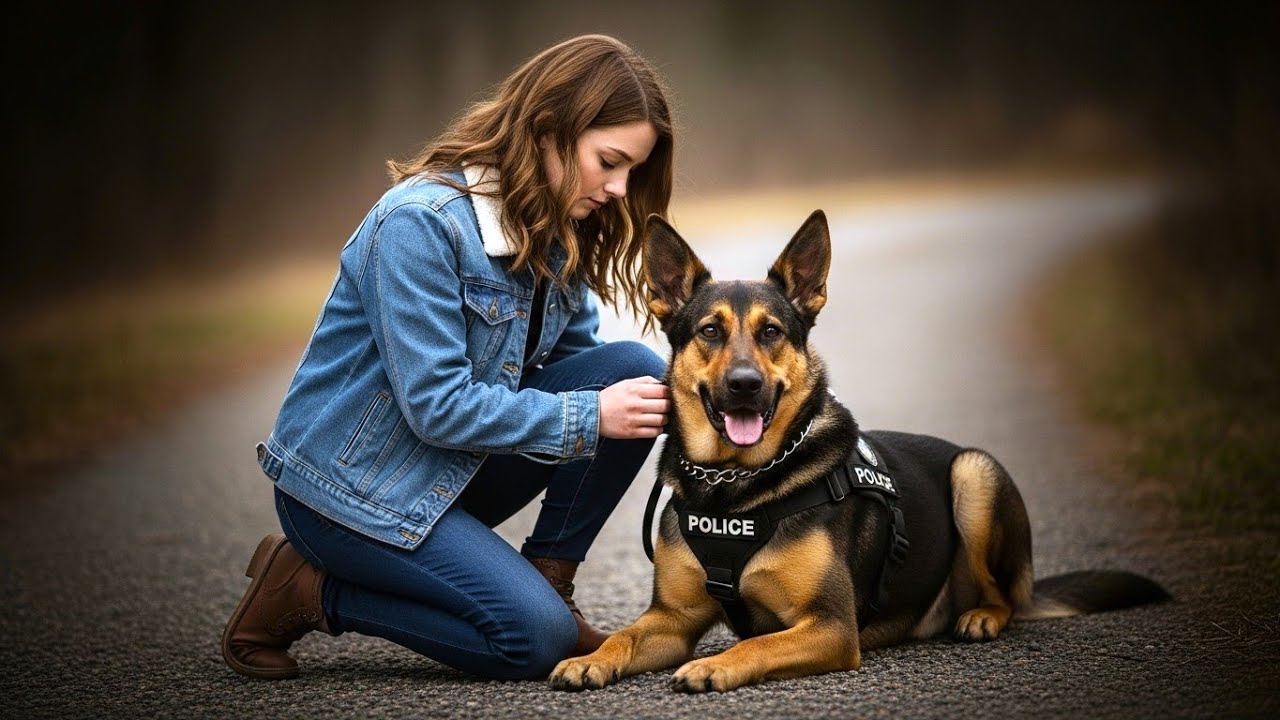 Daughter of a Fallen Officer Walks Into a Retired Police Dog Auction Alone — The Reason Is Shocking