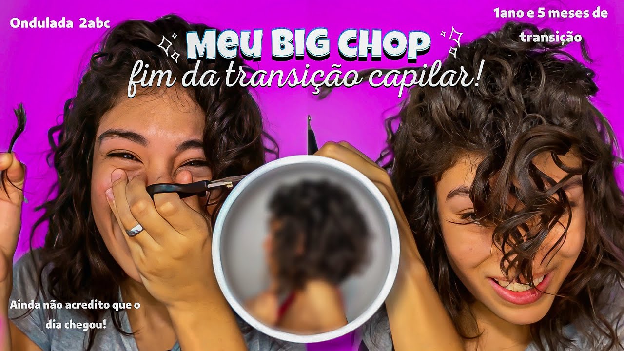 FIZ O MEU BC FIM DA TRANSIÇÃO CAPILAR | Meu big chop com 1 ano e 5 meses de transição capilar