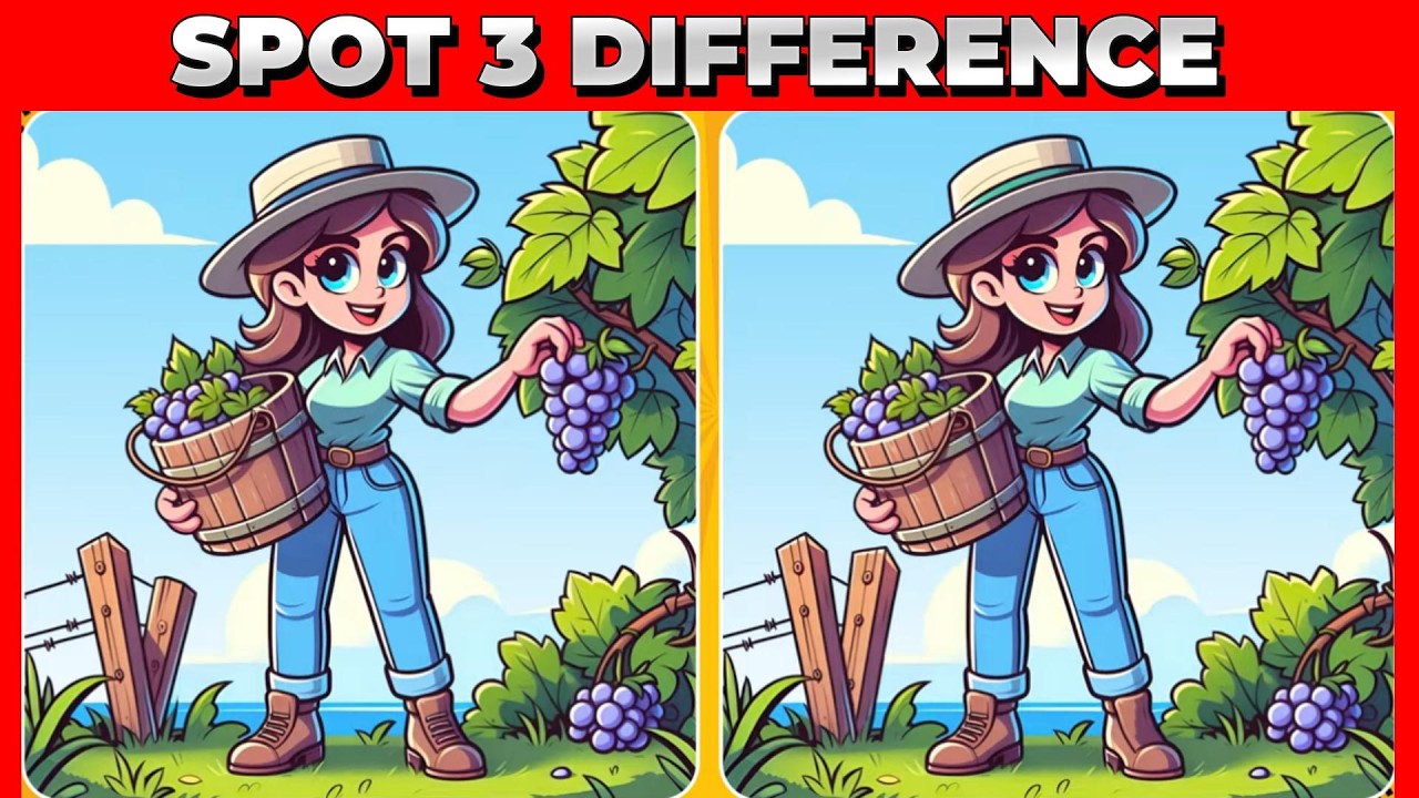 Can You Find All 3 Differences Before Time Runs Out? | Impossible Visual Puzzle |Dream Line Studio 9