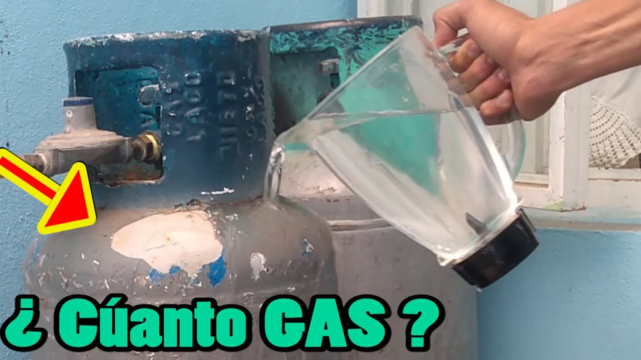 As&iacute; se puede saber cuanto GAS le queda a tu cilindro de gas sin tener que agitarlo o menearlo