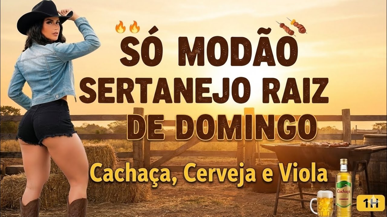 🔥🍻 SÓ MODÃO SERTANEJO RAIZ DE DOMINGO | Cachaça, Cerveja e Viola | 1H