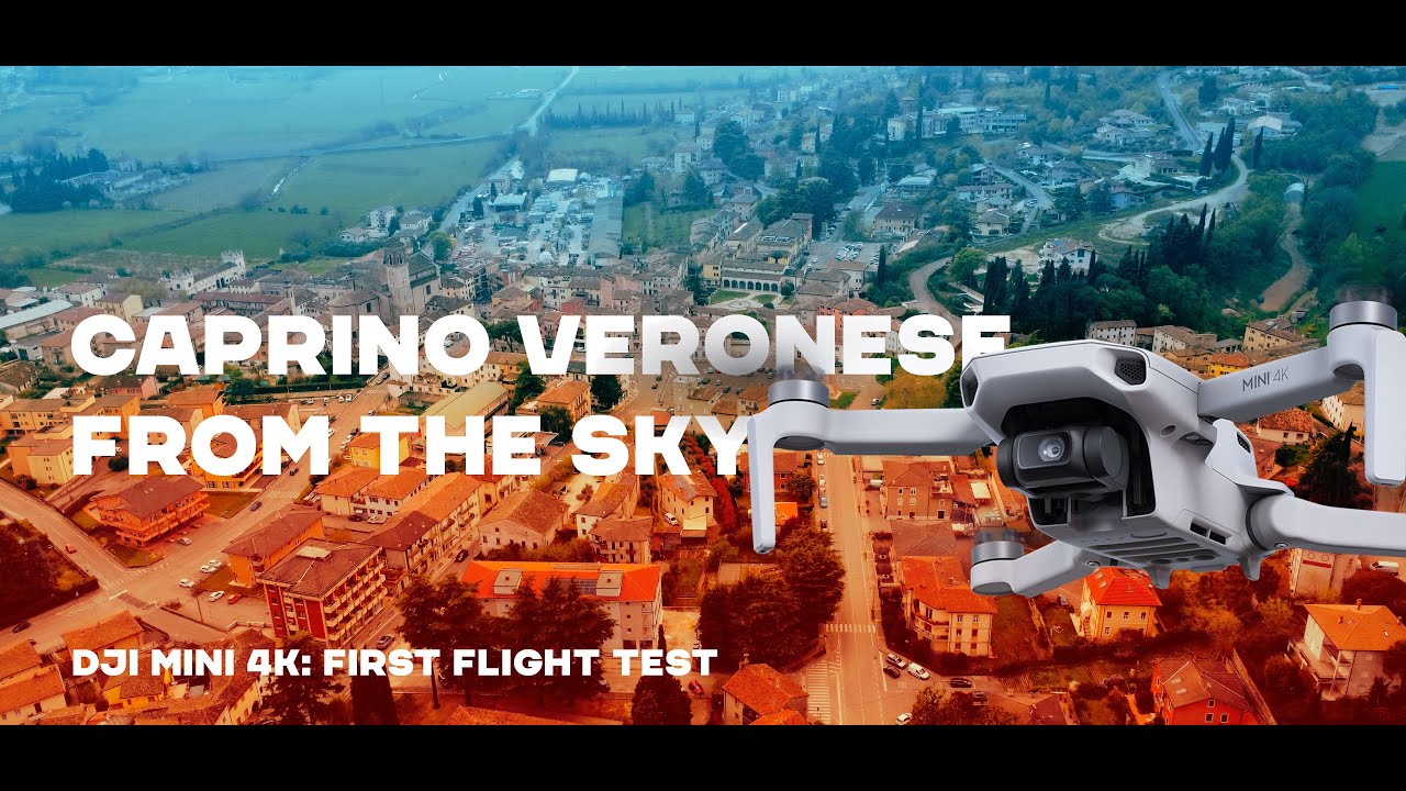 Exploring Caprino Veronese from Above | DJI Mini 4K Drone Footage