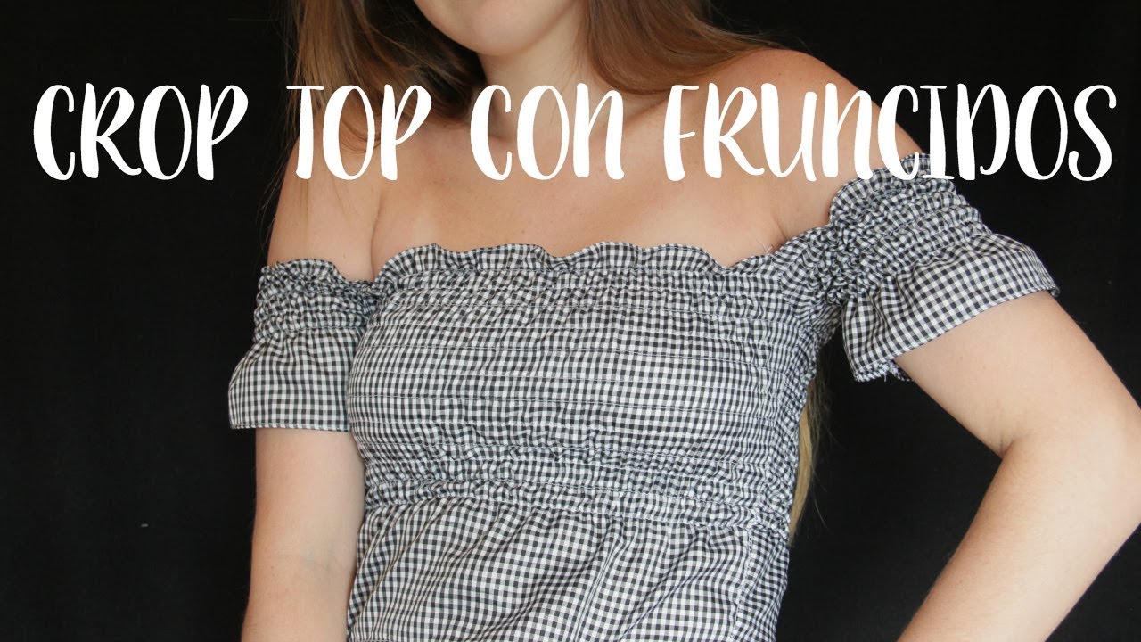 CROP TOP CON FRUNCIDOS