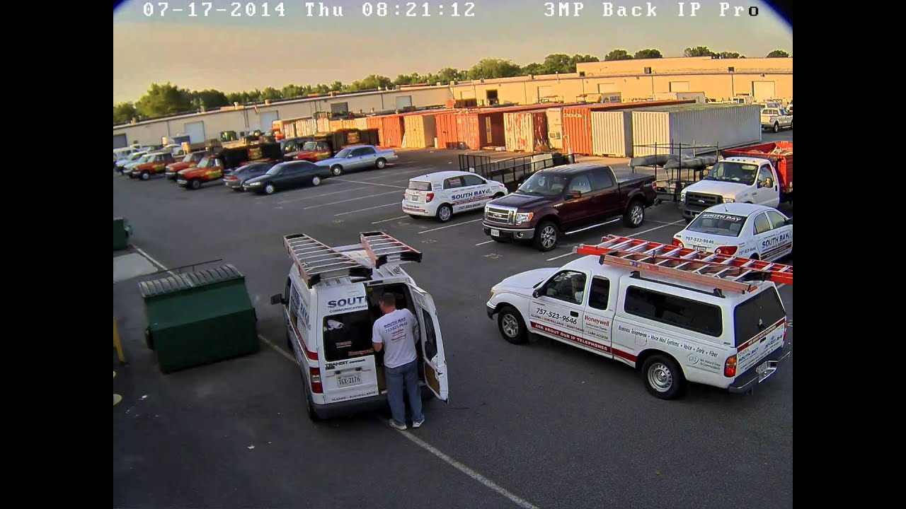 Security Camera Catches Parking Lot Incident