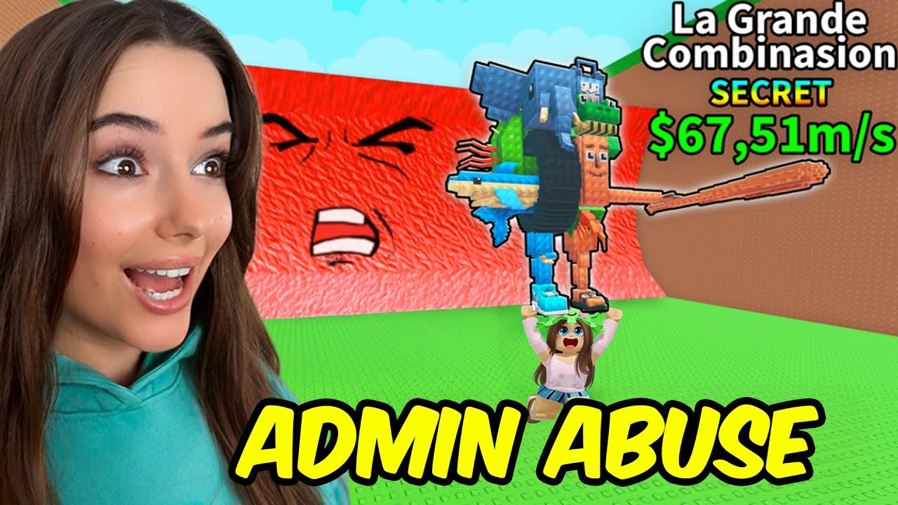 ESCAPE TSUNAMI FOR BRAINROTS ADMIN ABUSE!