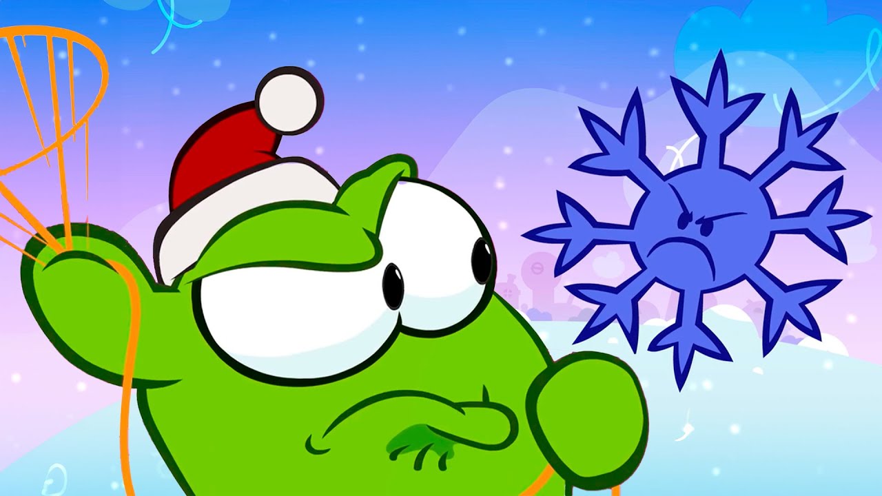 Las Historias de Om Nom ❄️ Se Acerca el Invierno 💙 Dibujo animado Cut The Rope