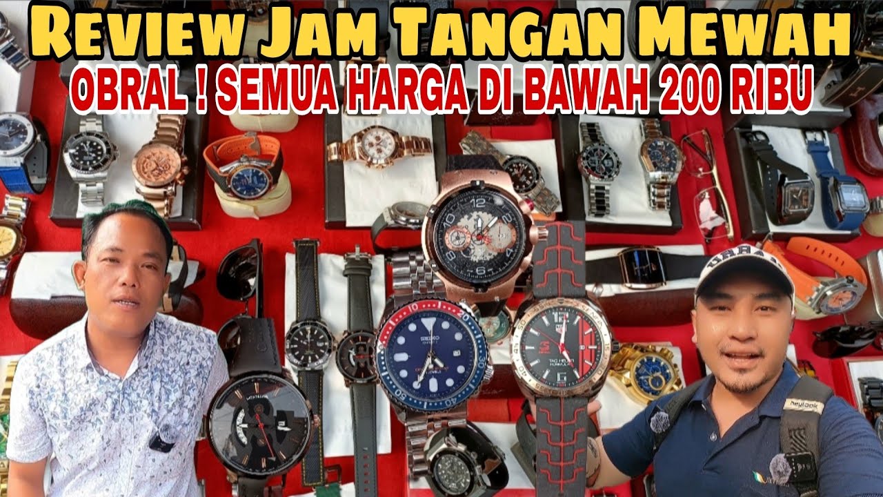 OBRAL Harga Di Bawah 200 Ribu ! Jam Tangan Mewah || Pasar Loak Jatinegara || Jam Tangan Pria