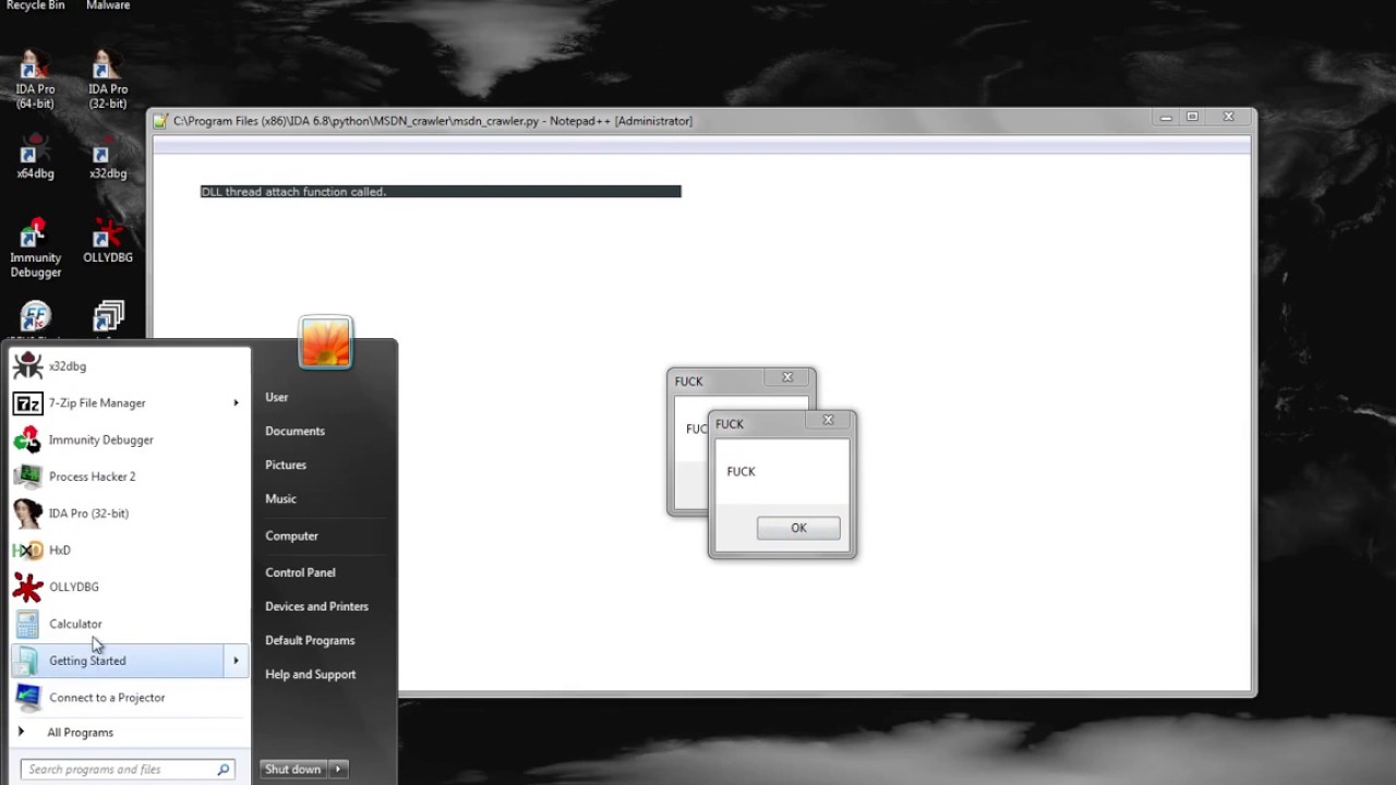 SetWindowsHookEx Windows Injection