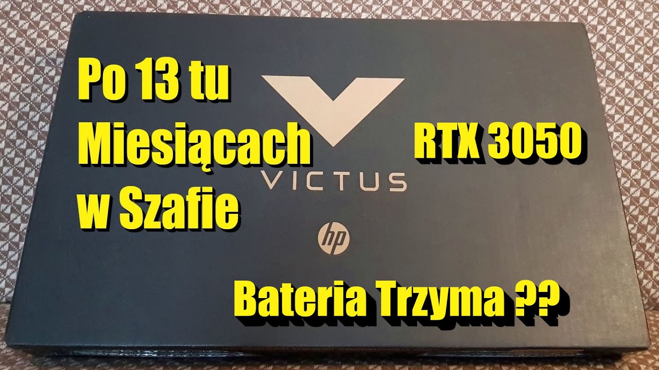 UNBOXING LAPTOPA Kt&oacute;ry Przeleżał 13 Miesięcy w SZAFIE BON NAUCZYCIELA Z RTX3050 HP VICTUS I5 12450H