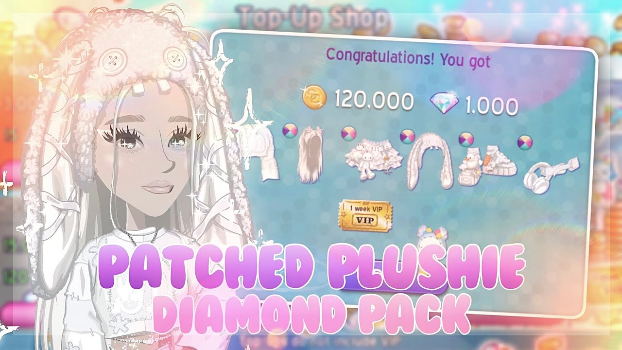 BUYING A DIAMOND PACK (Patched Plushie Set) | MovieStarPlanet