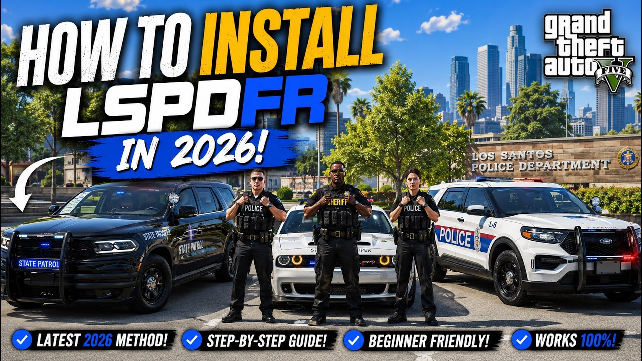 How to Install LSPDFR in 2026! 🚔 COMPLETE Beginner Guide | GTA 5 Police Mod Tutorial