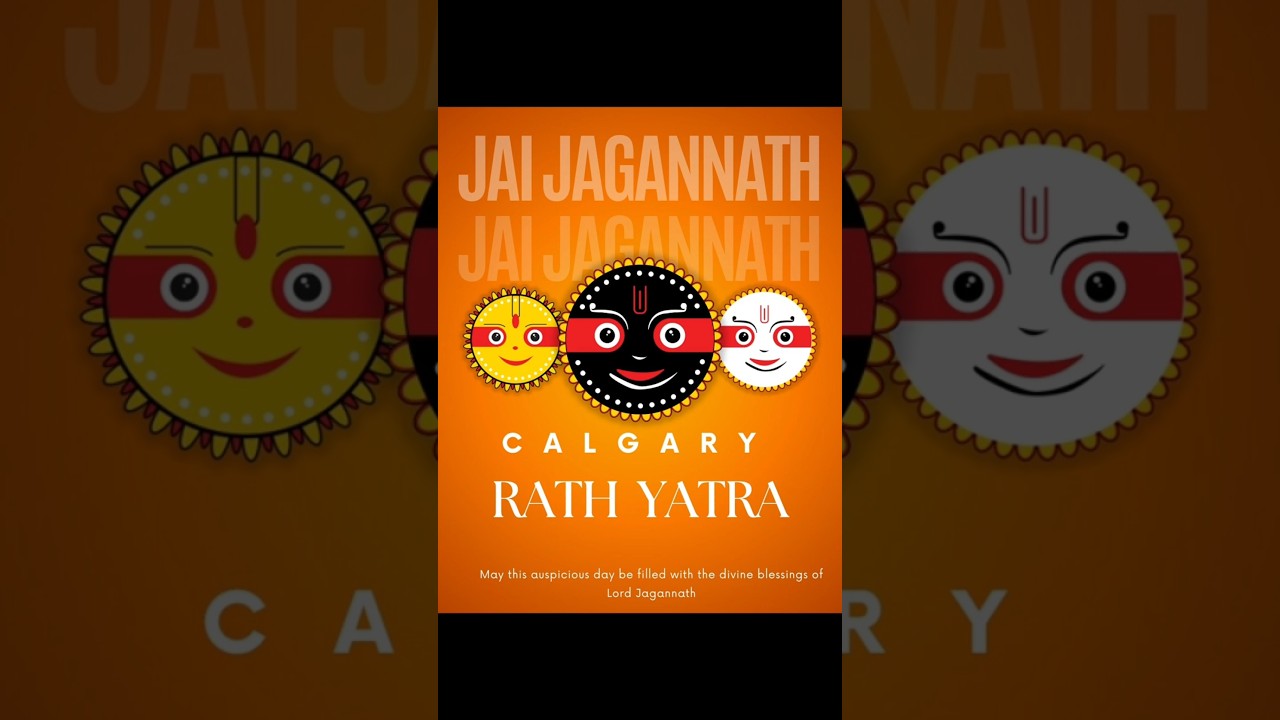 RATH YATRA 2025 CALGARY | JAGANNATH CHARIOT  | BHAJAN KIRTAN HIGHLIGHTS