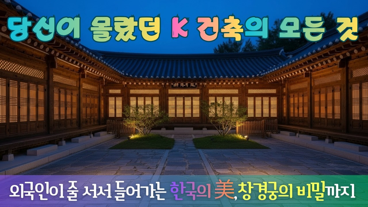 당신이 몰랐던 K 건축의 모든 것 | 외국인이 줄 서서 들어가는 한국의 美,창경궁의 비밀까지