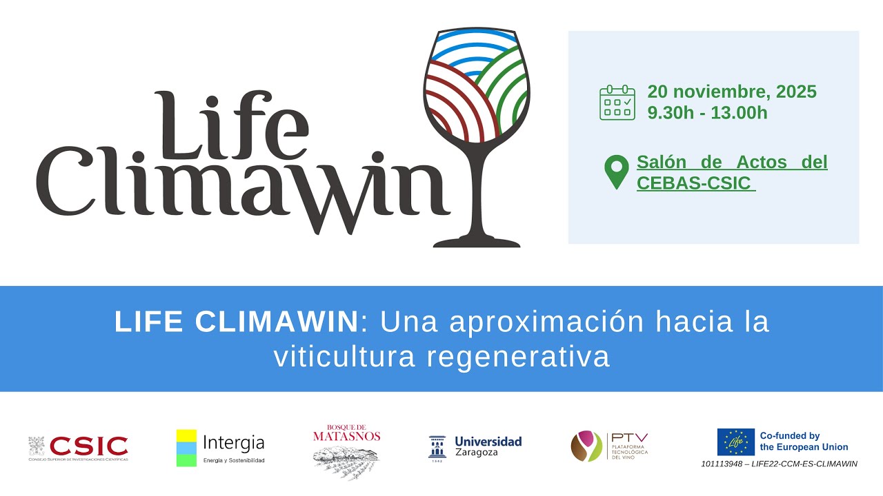 LIFE CLIMAWIN: Una aproximación hacia la viticultura regenerativa