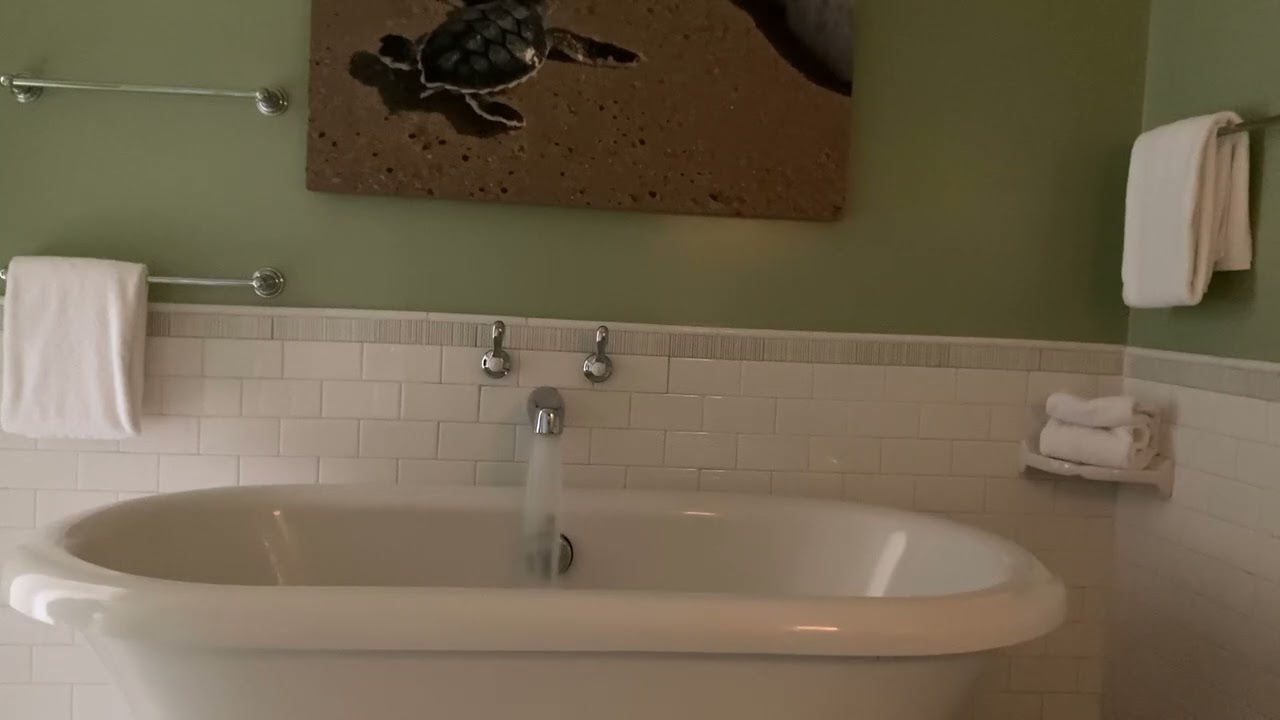 Bathtub Filling ASMR // Lowlight Turtle Bathtub Filling 3 Hour Loop