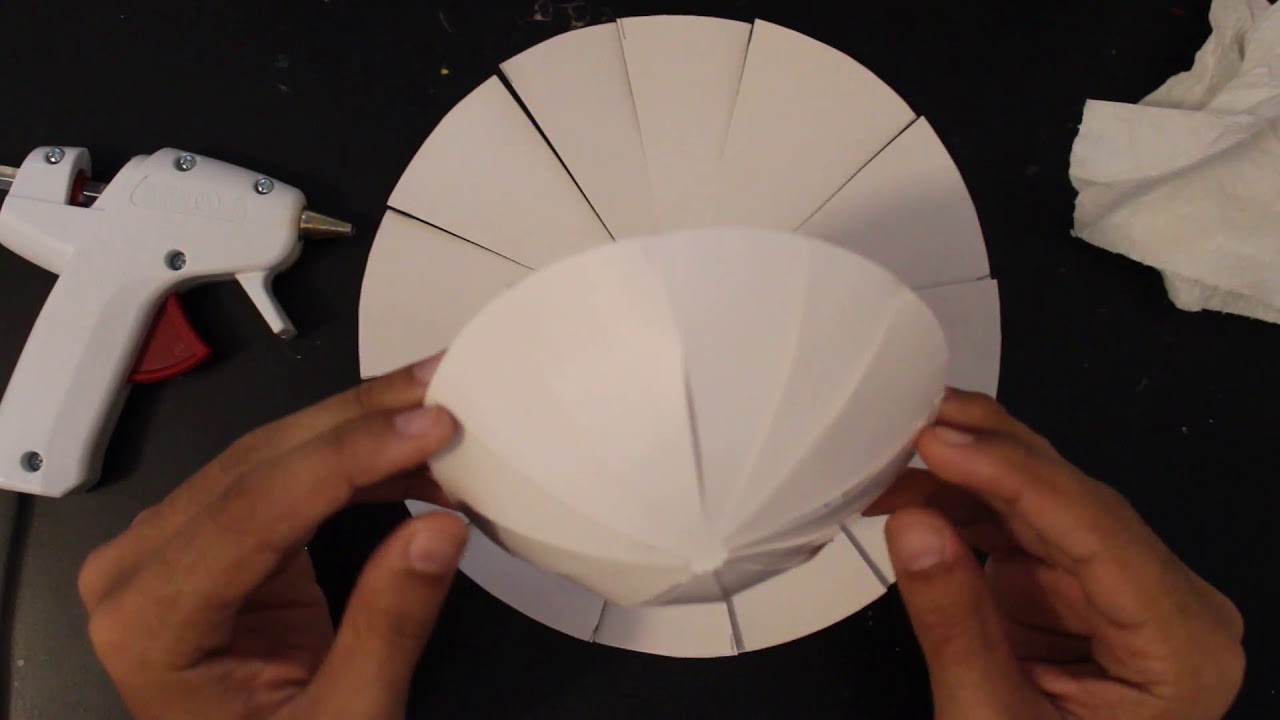 3D бумажная поделка: 3 купола