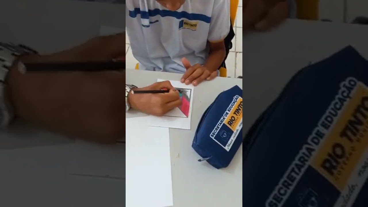 Ideia para Aulas de arte, com alunos do ensino fundamental.  Quebra cabe&ccedil;a Tangram #shorts